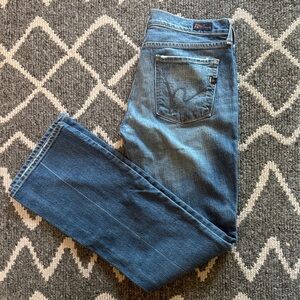 Citizens Of Humanity Low Rise Blue Boot Cut Jeans